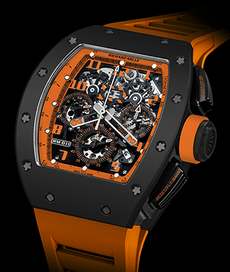 Richard Mille Replica Watch RM 011 Orange Storm TZP